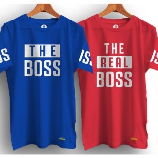 Tee Mafia Designer Couple The Real boss T-Shirts